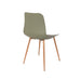 Eetkamerstoel Leon Polypropyleen Groen 49x44.5 cm-Eetkamerstoelen-Creating Home