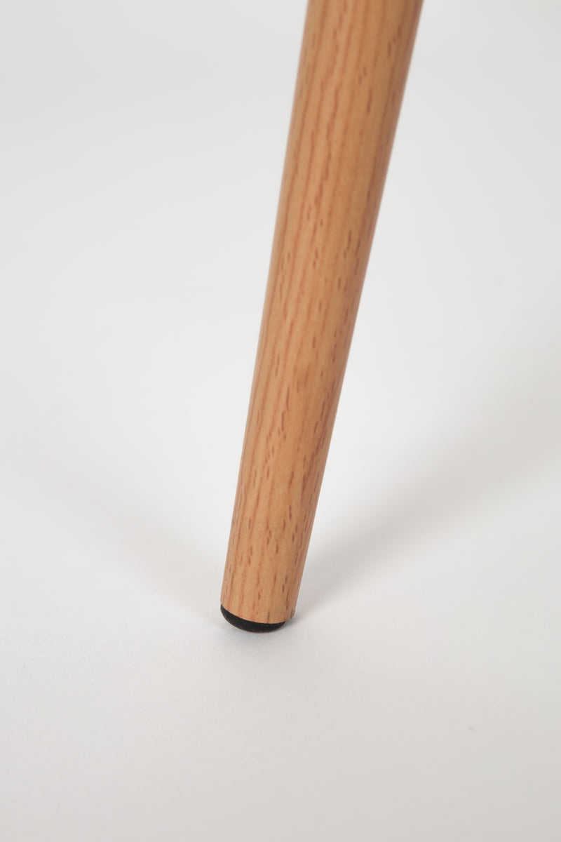 Eetkamerstoel Leon Polypropyleen Wit 49x44.5 cm-Eetkamerstoelen-Creating Home