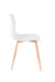 Eetkamerstoel Leon Polypropyleen Wit 49x44.5 cm-Fauteuils-Creating Home