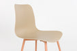 Eetkamerstoel Leon Steel Beige 49x44 cm-Fauteuils-Creating Home