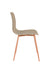 Eetkamerstoel Leon Steel Beige 49x44 cm-Fauteuils-Creating Home
