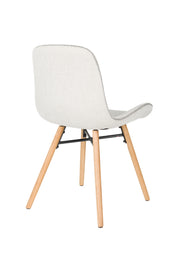 Eetkamerstoel Lester Polyester Beige 51x55.5 cm-Eetkamerstoelen-Creating Home