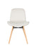 Eetkamerstoel Lester Polyester Beige 51x55.5 cm-Eetkamerstoelen-Creating Home
