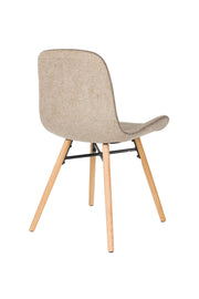 Eetkamerstoel Lester Polyester Bruin 51x55.5 cm-Eetkamerstoelen-Creating Home