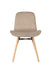 Eetkamerstoel Lester Polyester Bruin 51x55.5 cm-Eetkamerstoelen-Creating Home