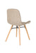 Eetkamerstoel Lester Polyester Bruin 51x55.5 cm-Eetkamerstoelen-Creating Home