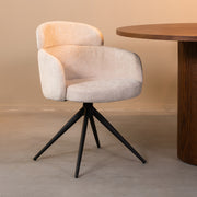 Eetkamerstoel Levi Naturel Elite Draaibaar 56x60x80 cm-Eetkamerstoelen-LABEL51