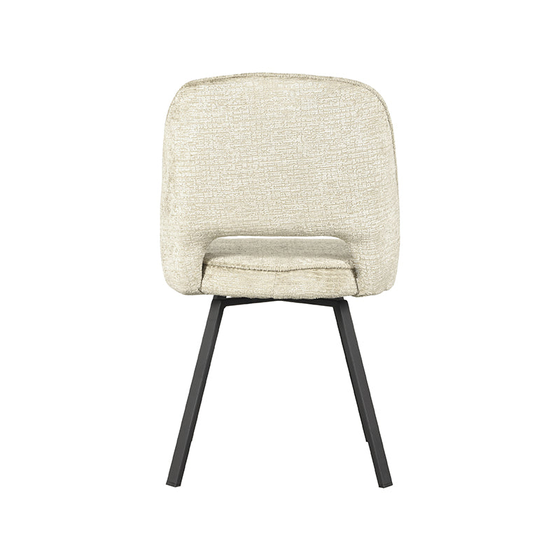 Eetkamerstoel Lewis Beige Elegance Draaibaar 52x66x84 cm-Eetkamerstoelen-LABEL51