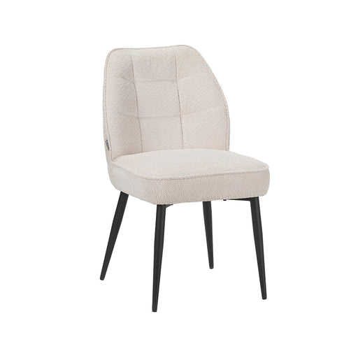 Eetkamerstoel Liam Geweven Beige-Eetkamerstoelen-LABEL51