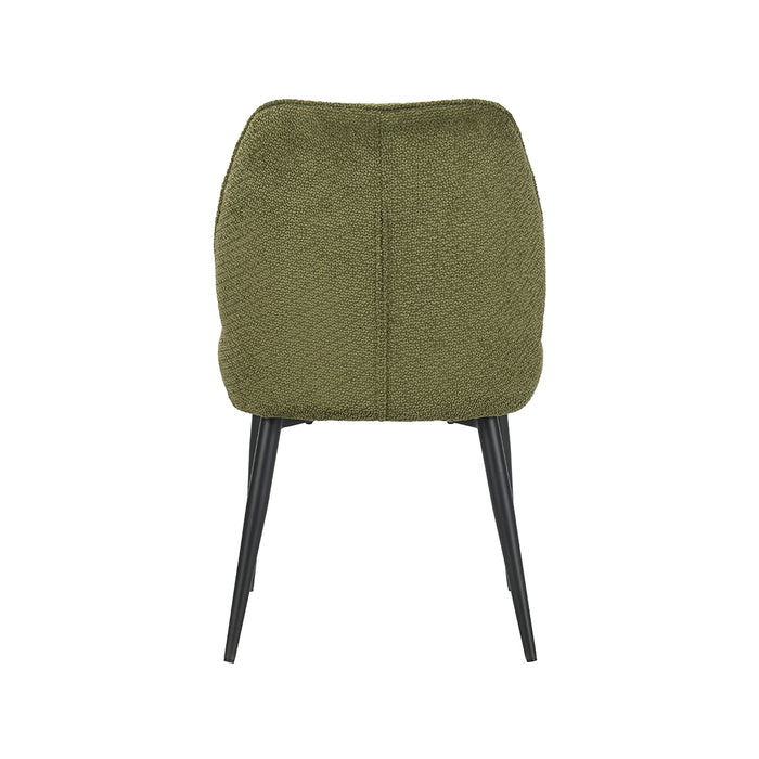 Eetkamerstoel Liam Geweven Groen-Eetkamerstoelen-LABEL51