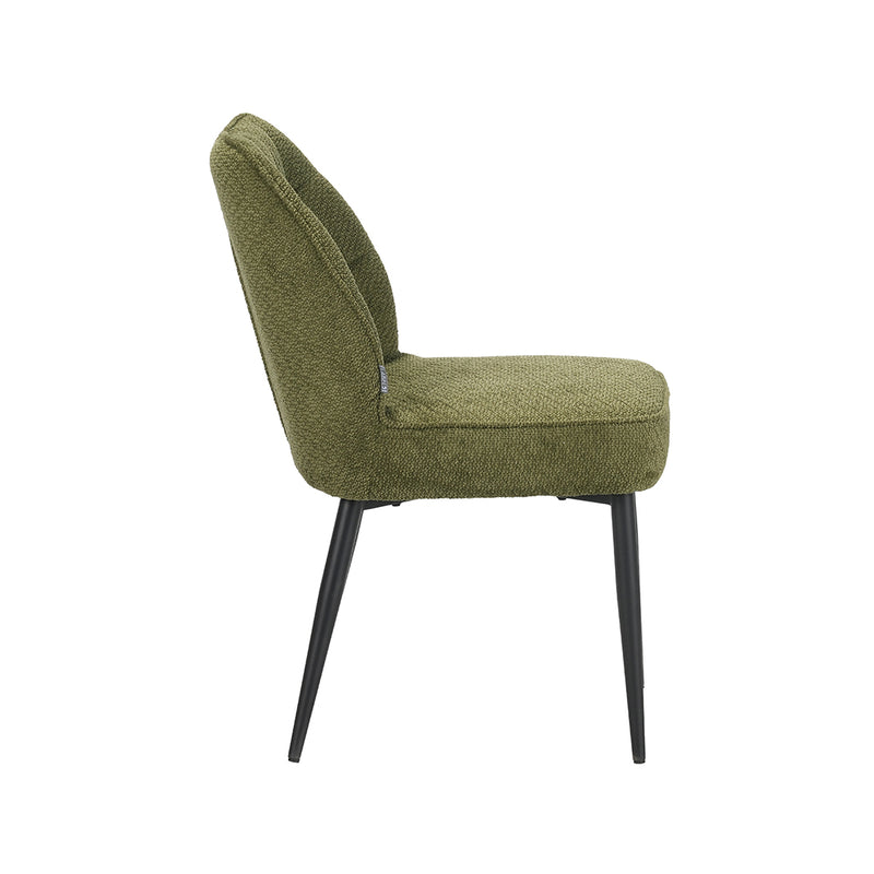 Eetkamerstoel Liam Geweven Hunter 48x62x83 cm-Eetkamerstoelen-LABEL51