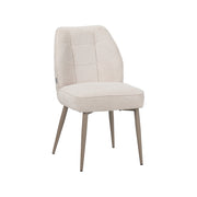 Eetkamerstoel Liam Stof Naturel 48x62x83 cm-Eetkamerstoelen-LABEL51