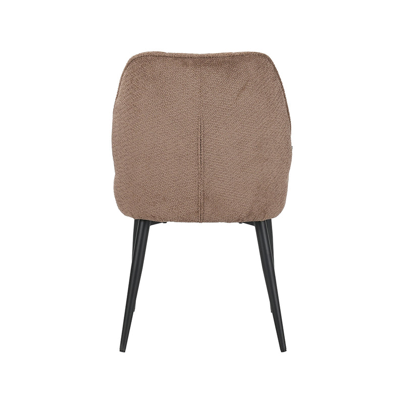 Eetkamerstoel Liam Stof Taupe 48x62x83 cm-Eetkamerstoelen-LABEL51