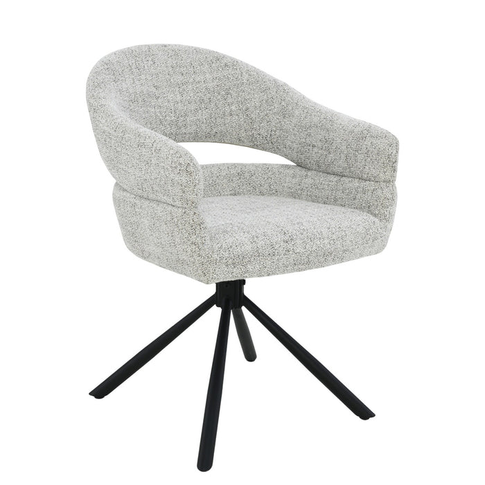 Eetkamerstoel Linn Bisque Oasis Draaibaar 58 cm 58x62x85 cm-Eetkamerstoelen-Livingfurn