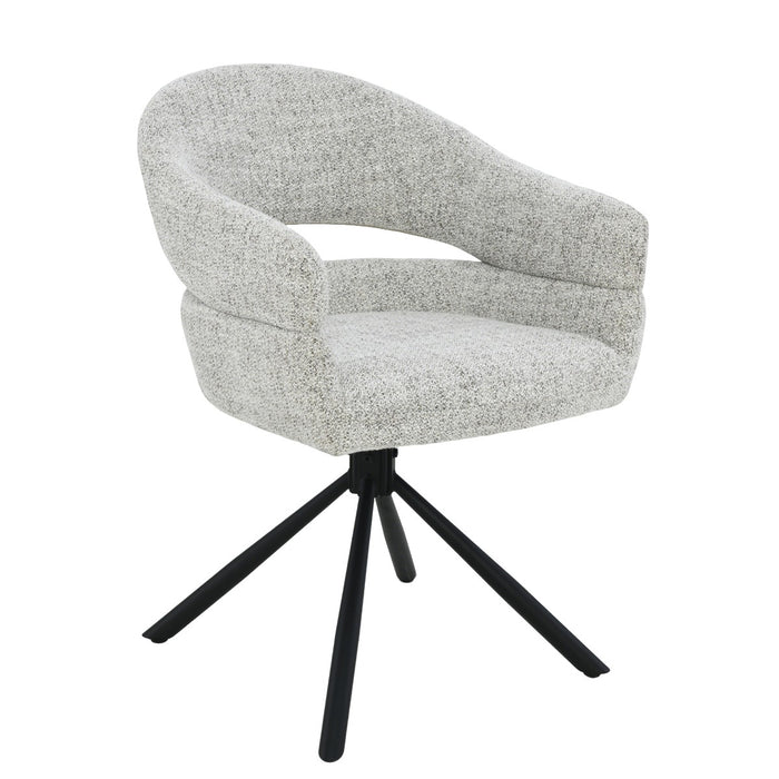 Eetkamerstoel Linn Bisque Oasis Draaibaar 58 cm 58x62x85 cm-Eetkamerstoelen-Livingfurn