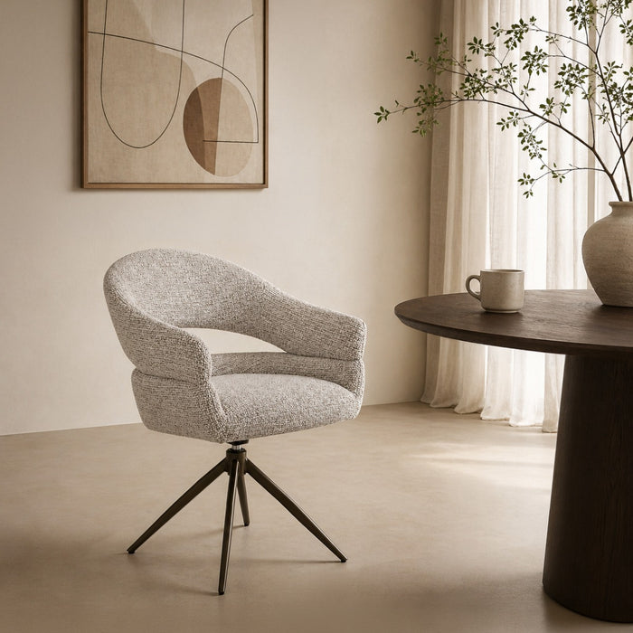 Eetkamerstoel Linn Stof Beige
