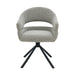 Eetkamerstoel Linn Taupe Draaibaar 58 cm 58x62x85 cm-Eetkamerstoelen-Livingfurn