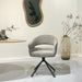 Eetkamerstoel Linn Taupe Draaibaar 58 cm 58x62x85 cm-Eetkamerstoelen-Livingfurn