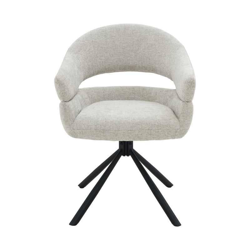 Eetkamerstoel Linn Toffee Draaibaar 58 cm 58x62x85 cm-Eetkamerstoelen-Livingfurn