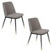 Eetkamerstoel Lionel Light Nylon en polyester Grijs 63x49.6 cm