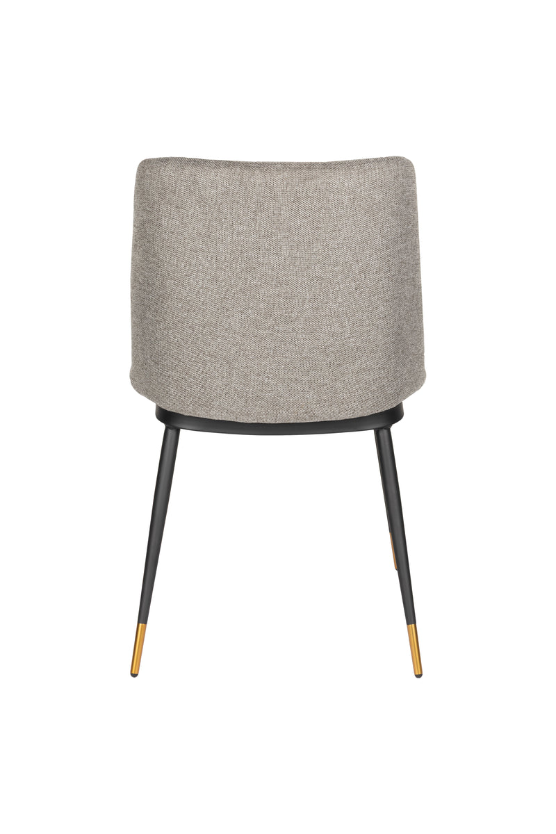 Eetkamerstoel Lionel Light Nylon en polyester Grijs 63x49.6 cm-Eetkamerstoelen-Creating Home