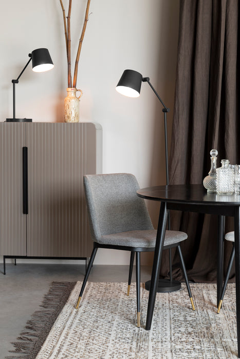 Eetkamerstoel Lionel Light Nylon en polyester Grijs 63x49.6 cm-Fauteuils-Creating Home