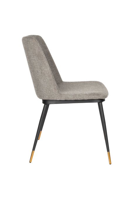 Eetkamerstoel Lionel Light Nylon en polyester Grijs 63x49.6 cm-Fauteuils-Creating Home