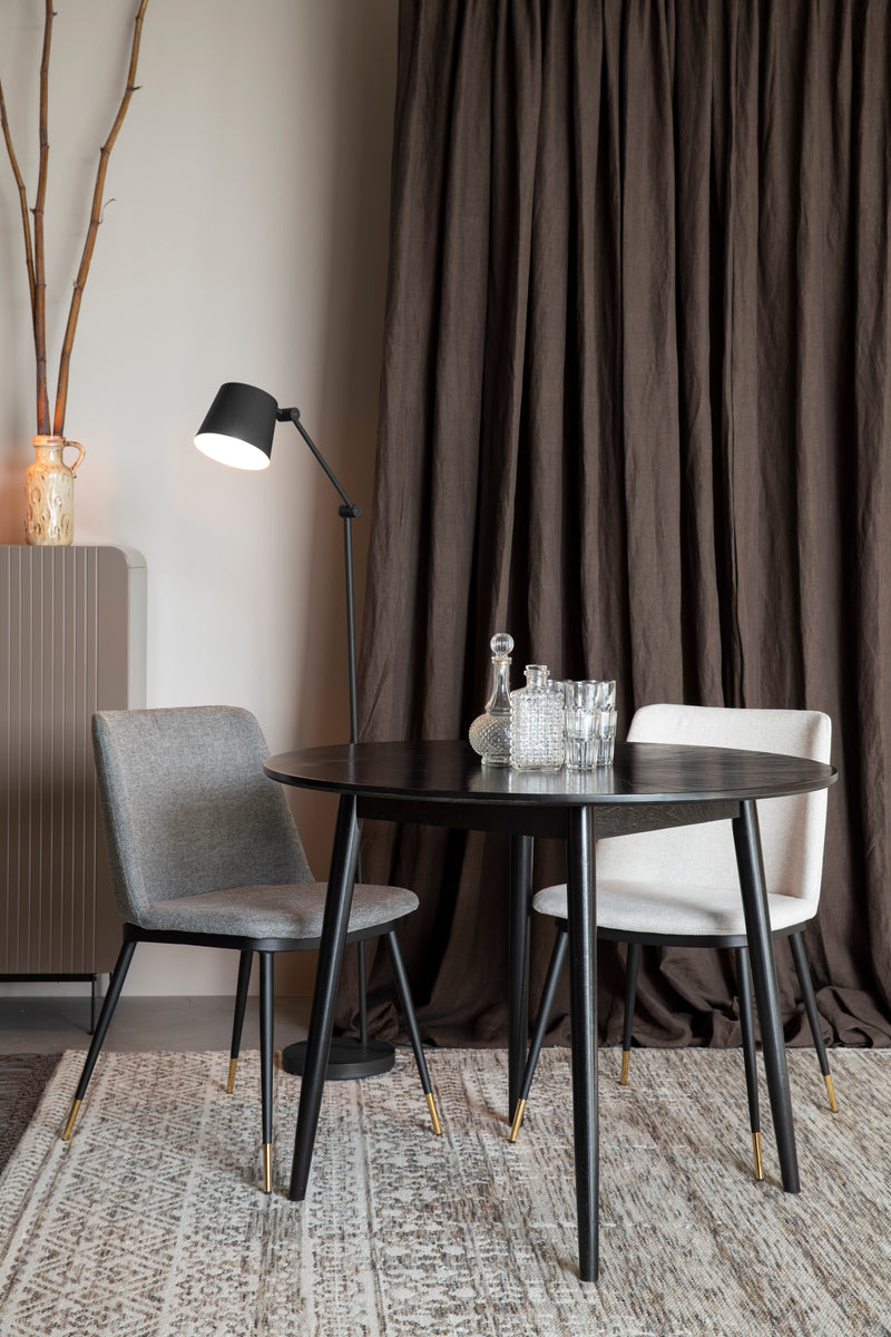 Eetkamerstoel Lionel Nylon en polyester Beige 63x49.6 cm-Eetkamerstoelen-Creating Home