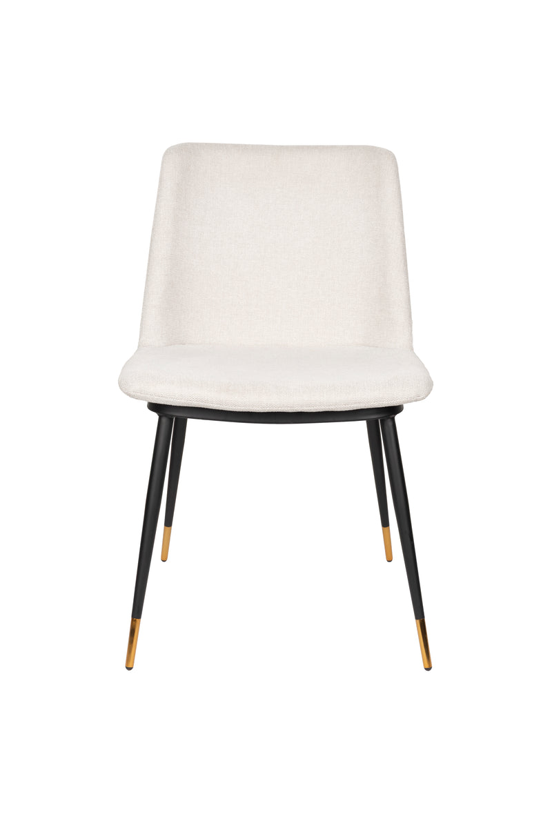 Eetkamerstoel Lionel Nylon en polyester Beige 63x49.6 cm-Eetkamerstoelen-Creating Home