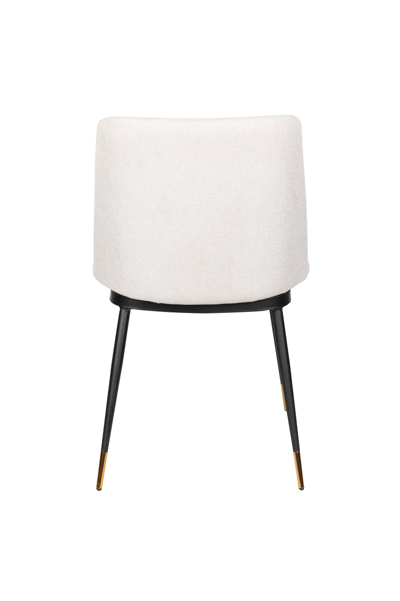 Eetkamerstoel Lionel Nylon en polyester Beige 63x49.6 cm-Eetkamerstoelen-Creating Home