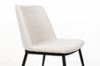 Eetkamerstoel Lionel Nylon en polyester Beige 63x49.6 cm-Eetkamerstoelen-Creating Home