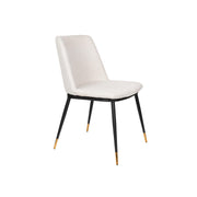 Eetkamerstoel Lionel Nylon en polyester Beige 63x49.6 cm-Eetkamerstoelen-Creating Home