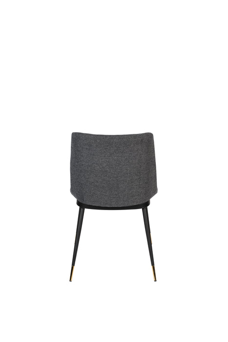 Eetkamerstoel Lionel Nylon en polyester Donkergrijs 63x49.6 cm-Eetkamerstoelen-Creating Home