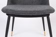 Eetkamerstoel Lionel Nylon en polyester Donkergrijs 63x49.6 cm-Eetkamerstoelen-Creating Home