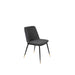 Eetkamerstoel Lionel Nylon en polyester Donkergrijs 63x49.6 cm-Eetkamerstoelen-Creating Home