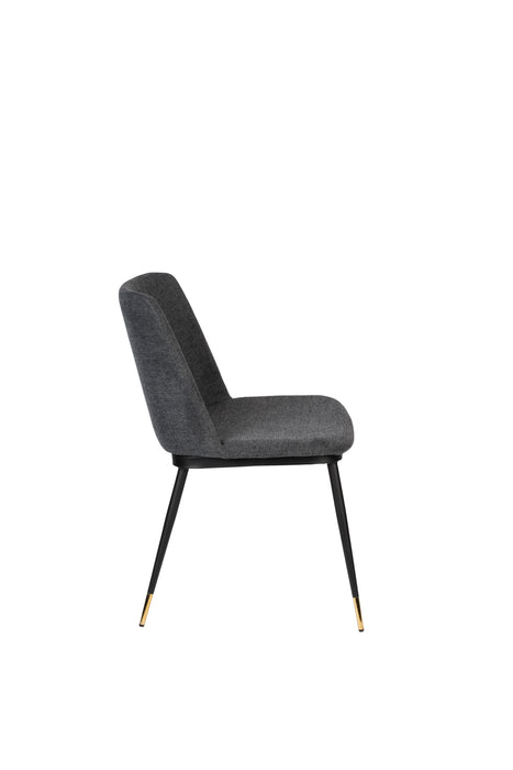 Eetkamerstoel Lionel Nylon en polyester Donkergrijs 63x49.6 cm-Fauteuils-Creating Home