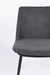 Eetkamerstoel Lionel Nylon en polyester Donkergrijs 63x49.6 cm-Fauteuils-Creating Home
