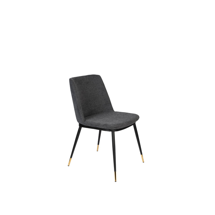 Eetkamerstoel Lionel Nylon en polyester Donkergrijs 63x49.6 cm-Fauteuils-Creating Home
