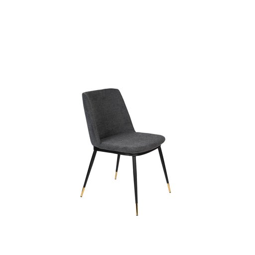 Eetkamerstoel Lionel Nylon en polyester Donkergrijs 63x49.6 cm-Eetkamerstoelen-Creating Home