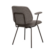 Eetkamerstoel Loreto Mushroom Royal Boucle Brons 59x59x82 cm-Eetkamerstoelen-LABEL51