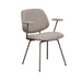 Eetkamerstoel Loreto - Naturel - Royal Boucle - Taupe Metalen-Eetkamerstoelen-LABEL51