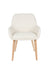 Eetkamerstoel Loua Off-white Polyester Wit 59x59 cm-Eetkamerstoelen-Creating Home