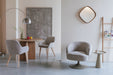 Eetkamerstoel Loua Polyester Bruin 59x59 cm-Eetkamerstoelen-Creating Home