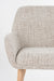 Eetkamerstoel Loua Polyester Bruin 59x59 cm-Eetkamerstoelen-Creating Home
