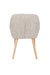 Eetkamerstoel Loua Polyester Bruin 59x59 cm-Eetkamerstoelen-Creating Home