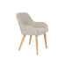 Eetkamerstoel Loua Polyester Bruin 59x59 cm-Eetkamerstoelen-Creating Home