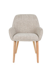 Eetkamerstoel Loua Polyester Bruin 59x59 cm-Eetkamerstoelen-Creating Home