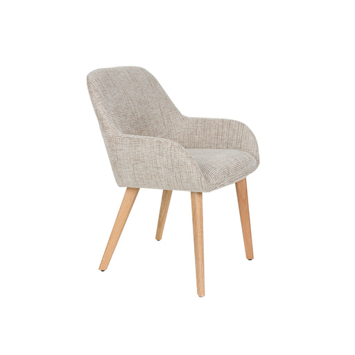 Eetkamerstoel Loua Polyester Bruin 59x59 cm-Fauteuils-Creating Home