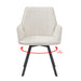 Eetkamerstoel Louise Beige Draaibaar 58 cm-Eetkamerstoelen-Livingfurn
