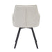 Eetkamerstoel Louise Beige Draaibaar 58 cm-Eetkamerstoelen-Livingfurn
